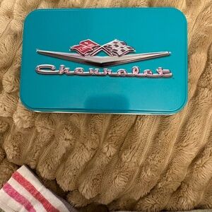 Chevrolet playing cards in a Tin Box